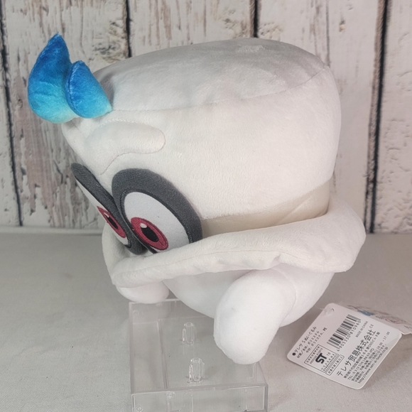 Super Mario Bros Odyssey Cappy White Plush Toy 8 inch - Picture 5 of 12